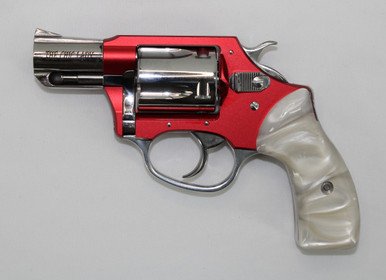 Charter Arms Model 53826 The Chic Lady .38 Special 2" 5 Rounds Red/Hi-Polish/White Pearl Grips