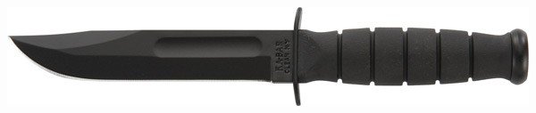 KA-BAR SHORT KA-BAR 5.25" W/ - PLASTIC SHEATH STRAIGHT EDGE