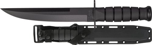 KA-BAR MODIFIED TANTO 8" PLAIN - EDGE BLADE W/HARD PLASTIC SHTH