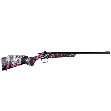 Crickett Rifle G2 .22LR Youth 16.12" Single Shot Blued/Muddy Girl Synthetic