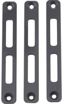 MANTICORE M-LOK PANEL FOR - TRANSFORMER RAILS 3 PACK BLACK