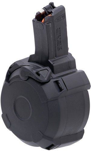 MAGPUL MAGAZINE PMAG 9MM - D-50 MP HK94/MP5 50RD DRUM BL