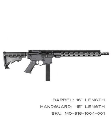 KAK Industry MO-816-1004-001 Complete K15 Rifle 9mm 16" 32+1 Black