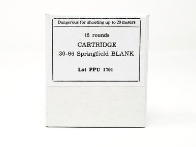 Prvi PPU 30-06 Ammunition PPB3006 Blanks 15 Rounds