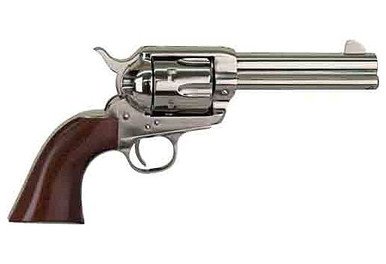 Cimarron PPP357N Pistolero 4.75" .357 Mag/.38 Special 6 Rounds Nickel/Walnut