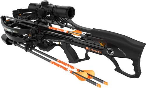 RAVIN CROSSBOW R26X W/3-ARROWS - 400FPS SILENT COCK BLK