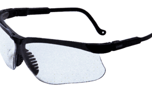 HOWARD LEIGHT GENESIS GLASSES - BLACK FRAME/CLEAR LENS