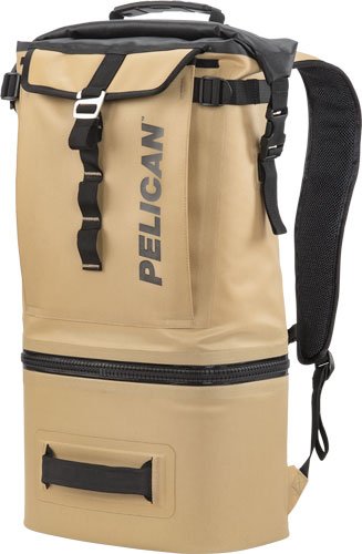 SOFTCBKPKCOYOTE.jpg PELICAN SOFT COOLER BACKPACK - COMPRESSION MOLDED COYOTE - Image 2