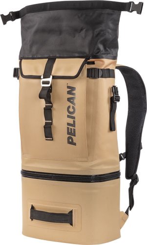 SOFTCBKPKCOYOTE_UNFOLDED.jpg PELICAN SOFT COOLER BACKPACK - COMPRESSION MOLDED COYOTE - Image 3