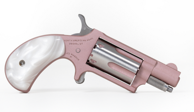 North American Arms NAA-22MS-ROSE Mini Revolver .22WMR 5 Rounds 1.13" SAO Pink Cerakote/Pearlite Grip