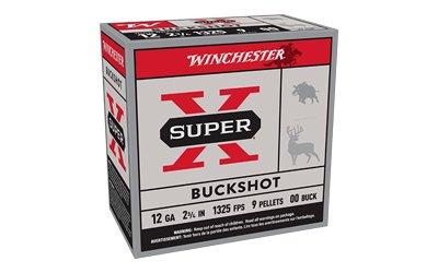 WIN SUPER-X 12GA 2.75" 00BUCK 25/250