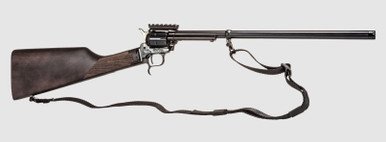 Heritage Manufacturing Tactical Rancher Carbine BR226B16-PIC .22LR 6 Rounds 16" Black/Black Stained Walnut W/ Picatinny Rail