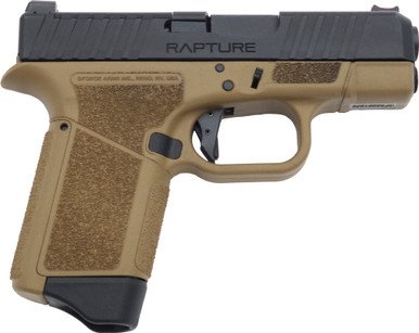 GForce Arms GF932512FD GF9 Rapture 9mm Semi-Auto Handgun 3.25" 12+1 FDE/Black