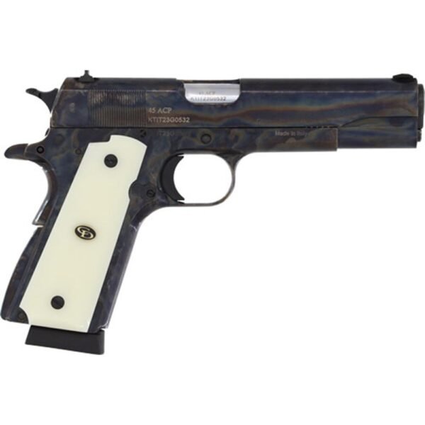 Chiappa 1911 Field Handgun .45 ACP 8rd Magazine 5" Barrel Case Colored with Ivory Grips