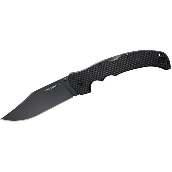 Cold Steel Recon XL Folding Knife 5-1/4" Clip Point Blade Black
