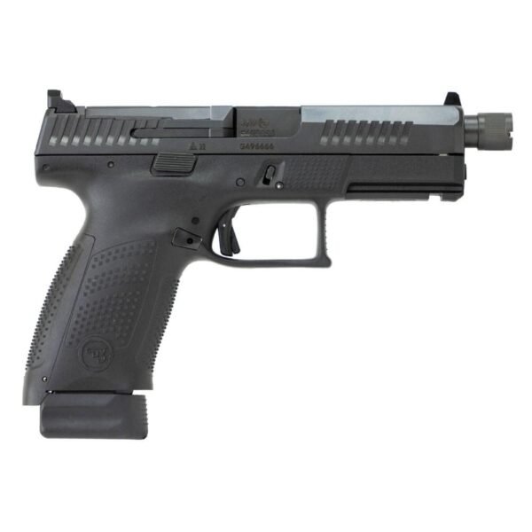 CZ USA P-10 C Handgun 9mm Luger 17rd Magazine 4.6" Threaded Barrel Black Optics Ready Suppressor Ready