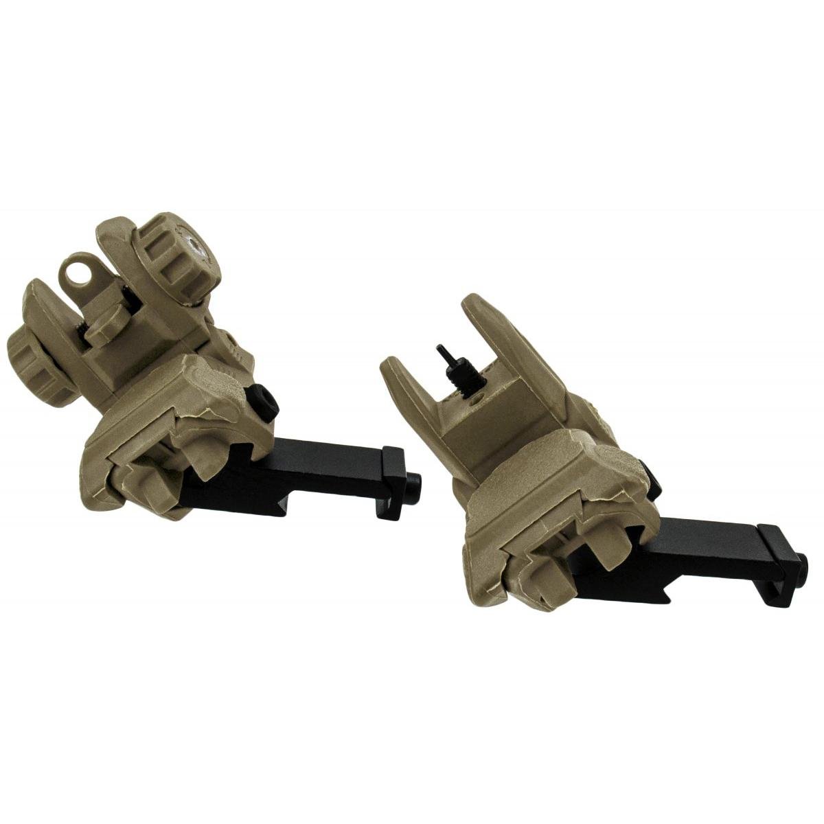 https3A2F2Fmedia.chattanoogashooting.com2Fimages2Fproduct2FEFIS008T452FEFIS008T45.jpg TacFire AR-15 45 Degree/Low Profile Pop Up Sights Tan