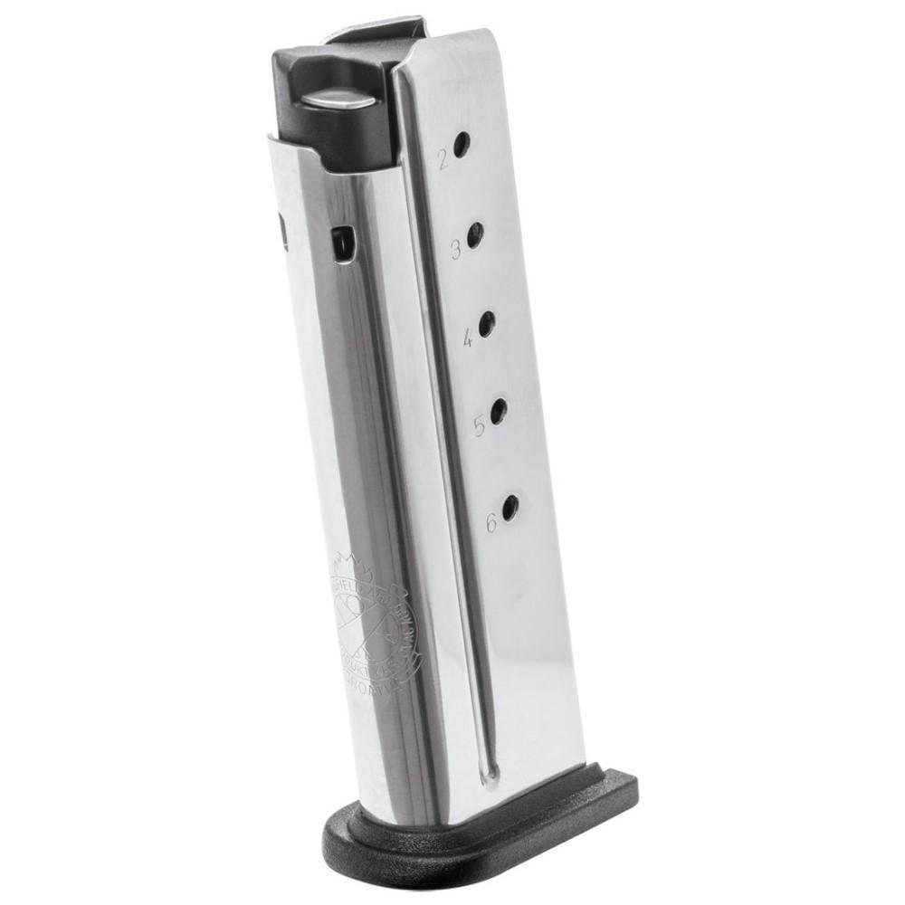 https3A2F2Fmedia.chattanoogashooting.com2Fimages2Fproduct2FFKXDE50062FFKXDE5006-1.jpg Springfield Armory XD-E Flush Fit Handgun Magazine .45 ACP 6/rd