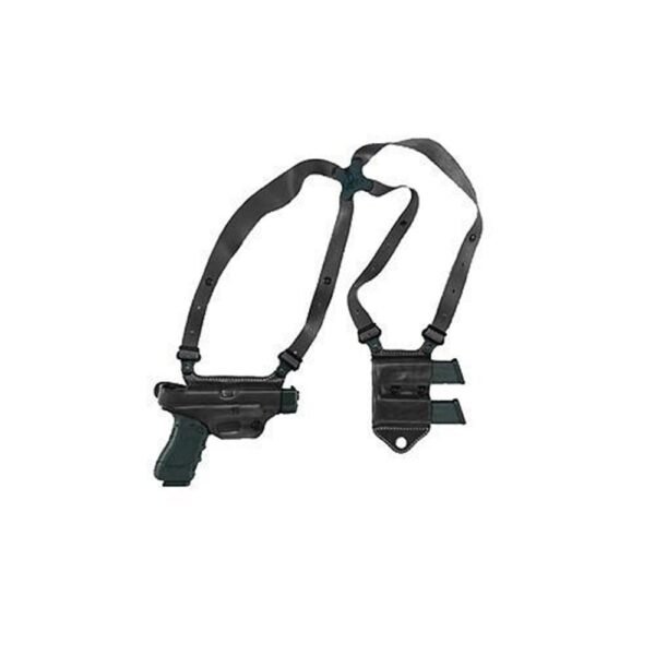 Galco Miami Classic II Shoulder System Holster for Glock 17 Gen 1-5 Black RH