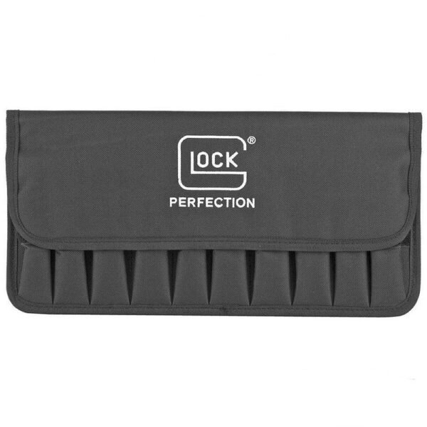 Glock 10 Magazine Pouch with Cover and Stiffener Multi Caliber Black