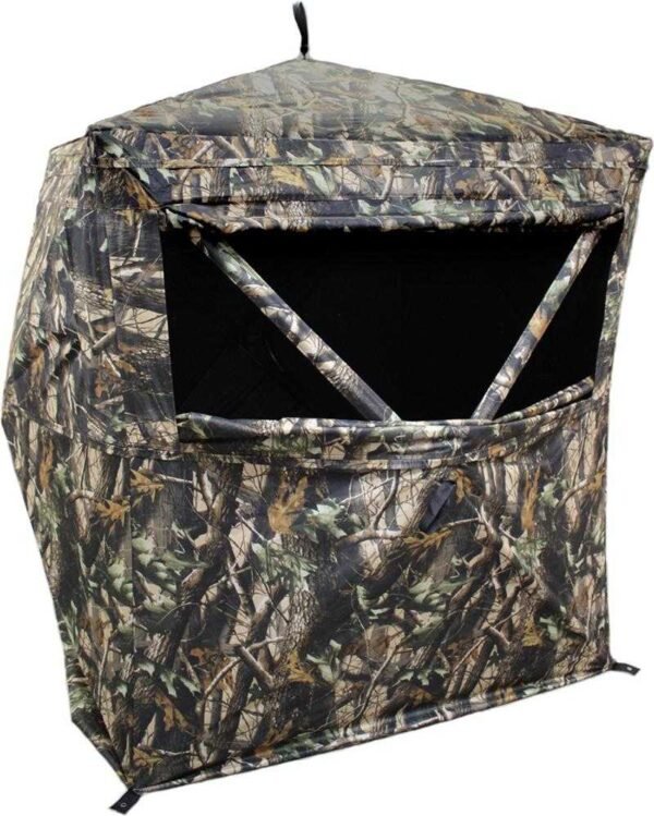 HME 2-Person Ground Blind With 150D Shell 62" x 62" x 66"