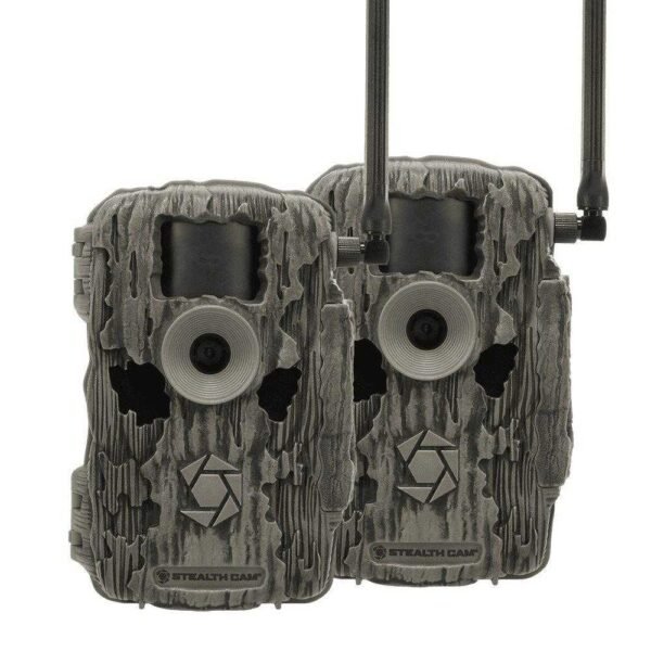 StealthCam Fusion Max Trail Camera w Auto Network Coverage 36MP 2/Pack