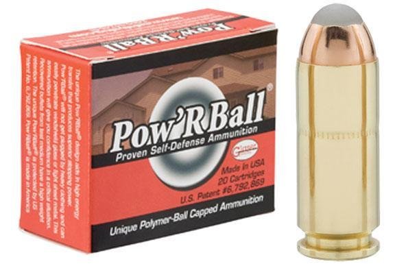 Glaser Pow'RBall Handgun Ammunition  10mm Auto 135 gr JHP 1400 fps 20/box