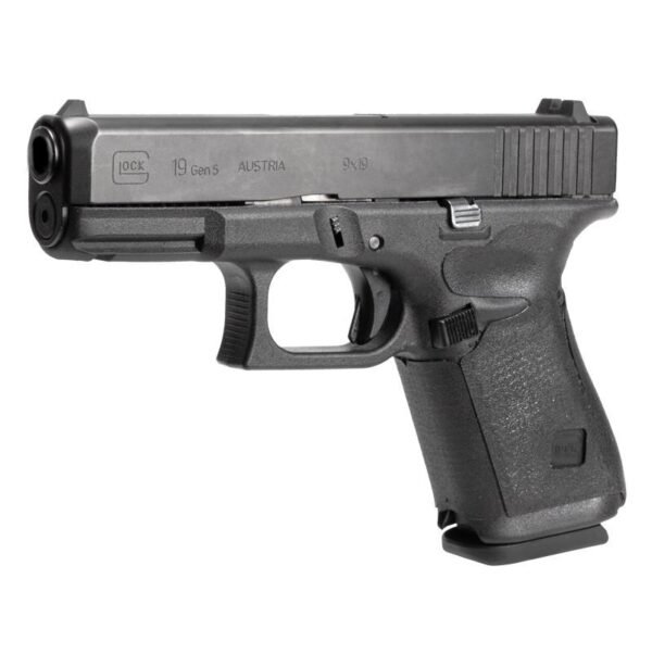 Hogue Wrapter Rubber Adhesive Grip for Glock Gen 5 Models 19 19MOS 44 - Black