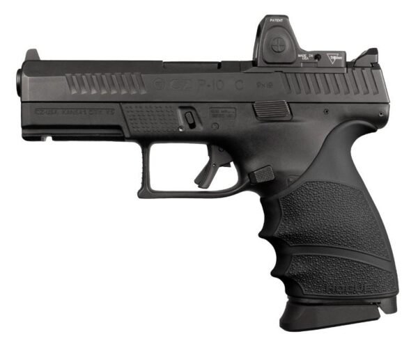 Hogue HandAll Beavertail Grip Sleeve CZ P-10 Compact 9mm - Black