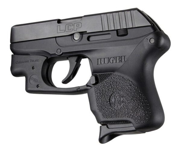 Hogue Grips Handall Universal Grip Sleeve Ruger LCP with Crisman Trace Button