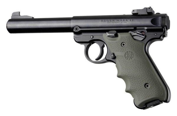 Ruger MKIV Rubber Grip with Finger Grooves OD Green
