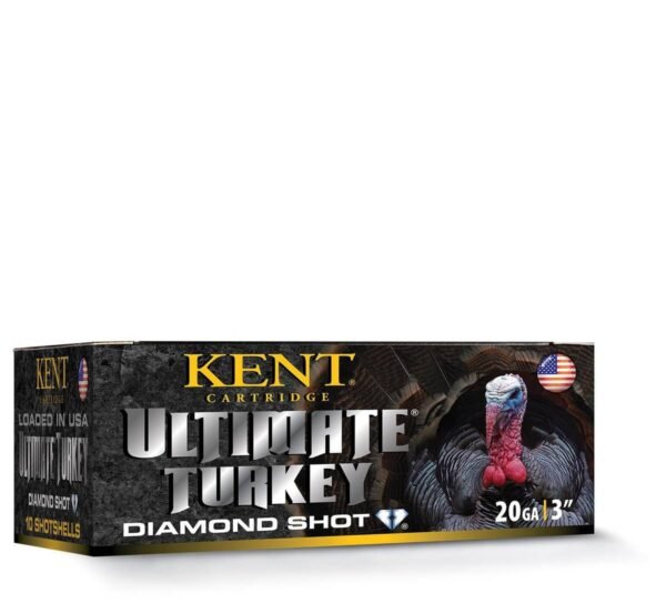 Kent Ultimate Diamond Shot Turkey 20 ga 3" MAX 1 1/4 oz #4 1300 fps - 10/Ct