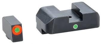 Green Tritium Outline Orange/Green Single Dot forGlock 29-30-31-32-36-40-41