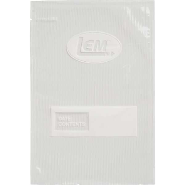 LEM Products MaxVac Quart Vacuum Bags - 8"x12" 100/ct