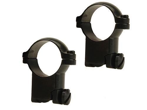 Leupold 2-Piece Solid Steel Ringmounts - Ruger M77 1" Super High Matte Black