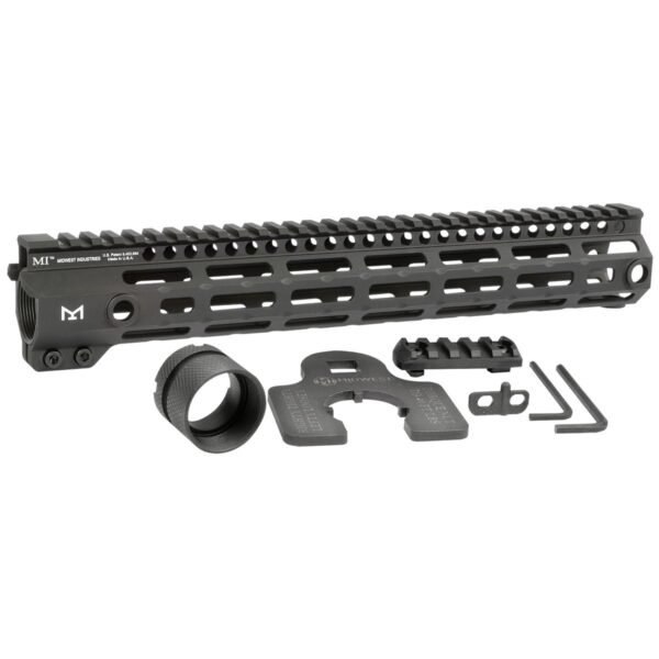 Midwest Industries One Piece Free Float Handguard 12.625" M-LOK Compatible Black