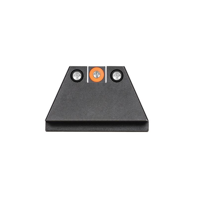 https3A2F2Fmedia.chattanoogashooting.com2Fimages2Fproduct2FNNGLK004003OGZG2FNNGLK004003OGZG.jpg Night Fision Suppressor Height Night Sight Set Orange Front Black Back for Glock