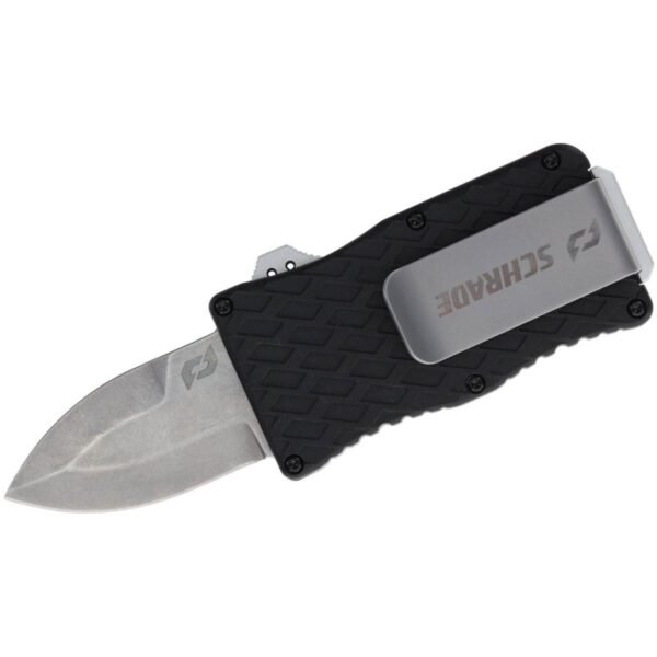 Schrade Uproar Tactical Mini D/A OTF Knife 1 9/10" Blade Black