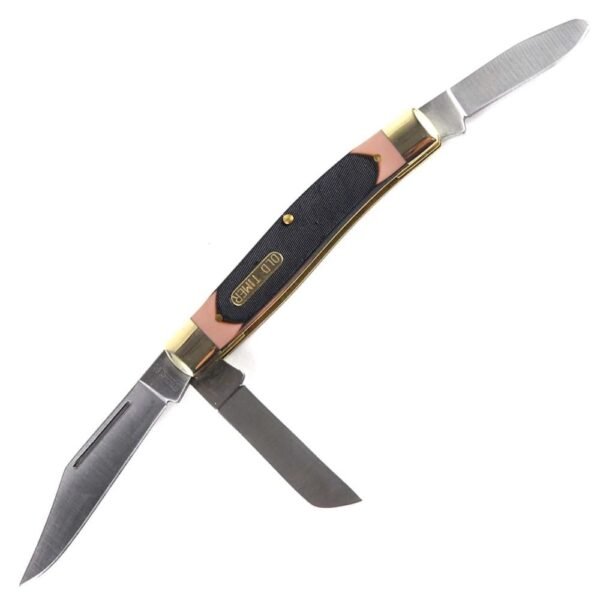 Old Timer Senior Folding Knife 3" Clip Point Blade 3 Blades