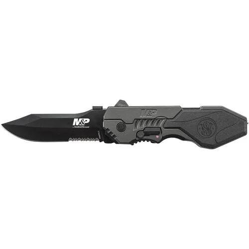 Smith & Wesson M&P M.A.G.I.C. Assisted Opening Clip Point Folding Knife 3 3/5" Blade Black