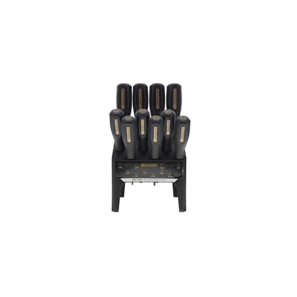Wheeler 10 Piece SAE Hex Benchtop Screwdriver Set Black