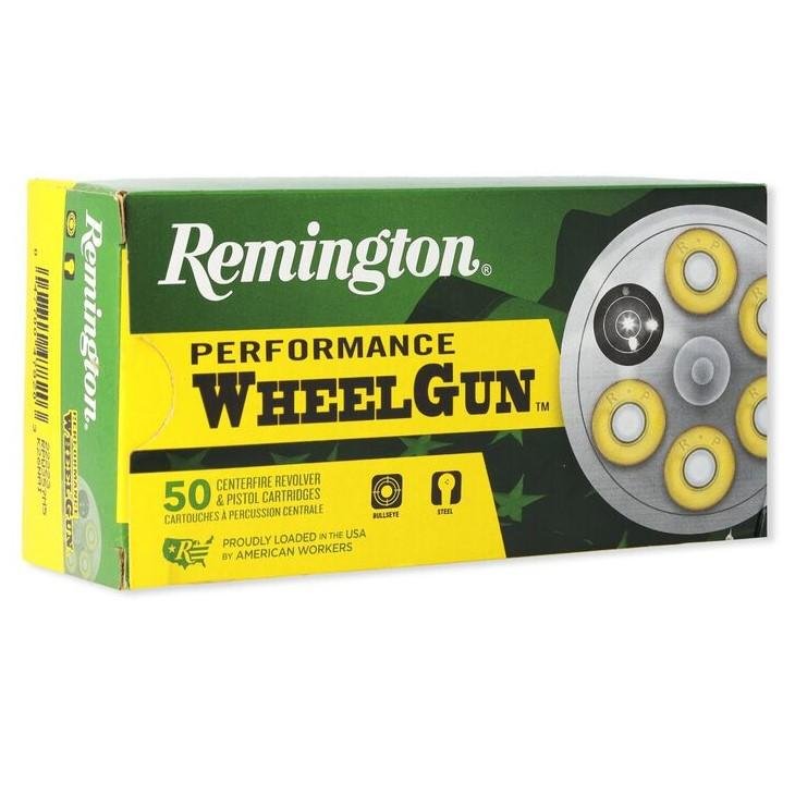 https3A2F2Fmedia.chattanoogashooting.com2Fimages2Fproduct2FRT222812FRT22281-1.jpg Remington Performance Wheel Gun Ammunition .38 Spl 158 gr LRN 755 fps 50/ct