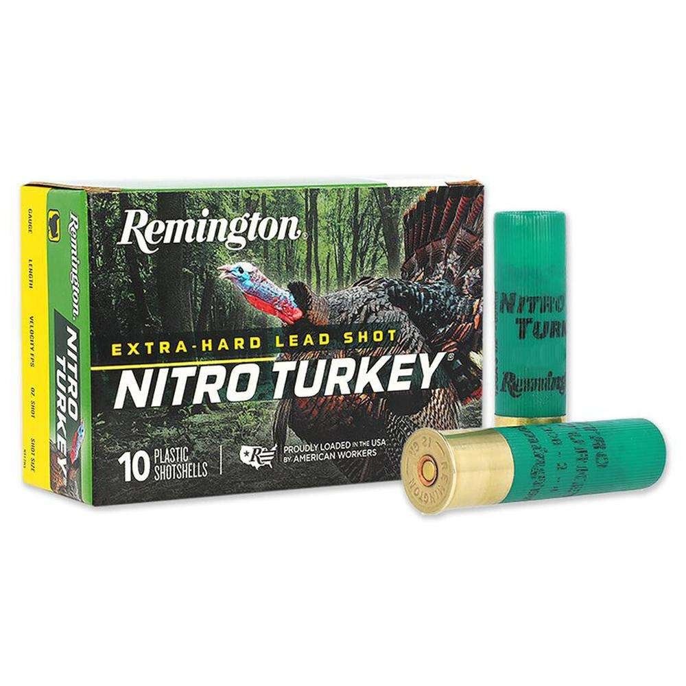 https3A2F2Fmedia.chattanoogashooting.com2Fimages2Fproduct2FRT266882FRT26688.jpg Remington Nitro Turkey Loads 12 ga 2-3/4 in 1-1/2 oz #5 1260 fps 10/ct