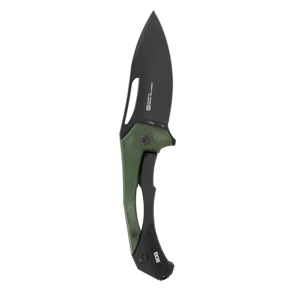 https3A2F2Fmedia.chattanoogashooting.com2Fimages2Fproduct2FSGSOG142402572FSGSOG14240257-1.jpg SOG Knives Bulwark FLK Folding Knife 3" Drop Point Blade OD Green Presentation Box