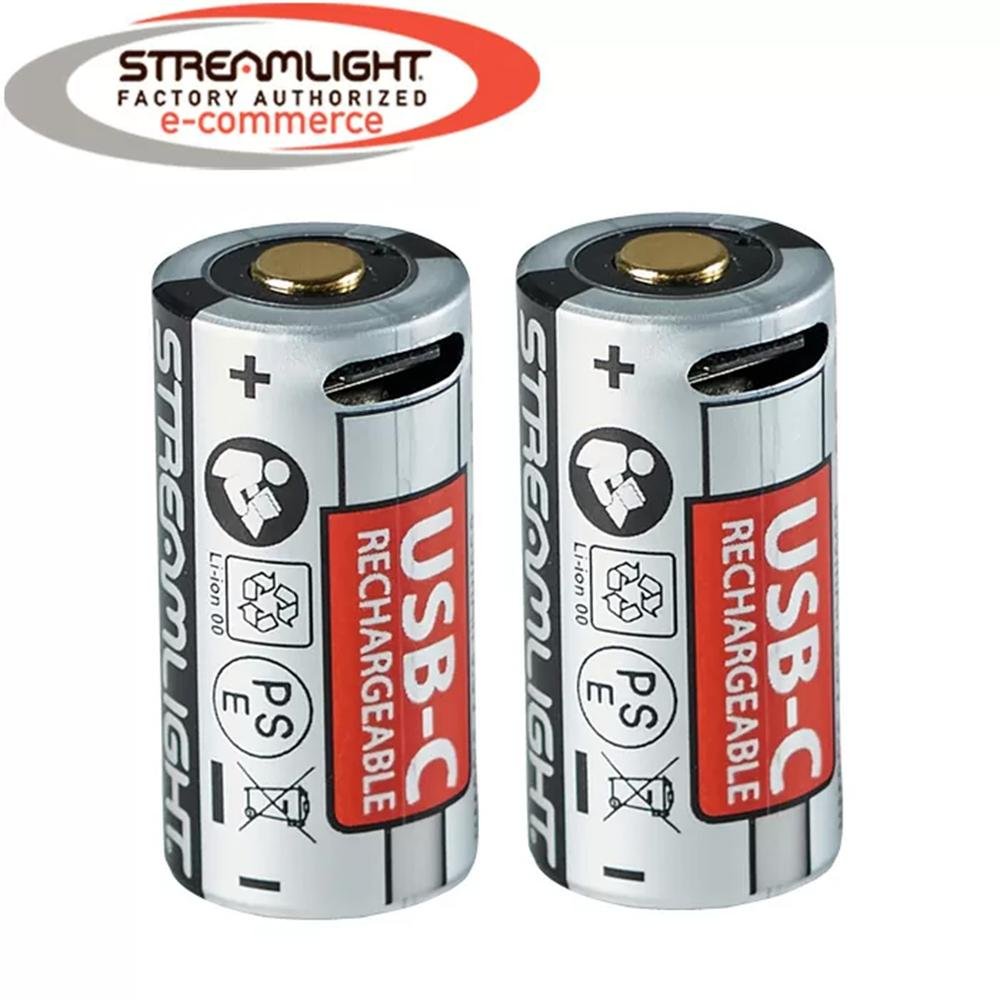https3A2F2Fmedia.chattanoogashooting.com2Fimages2Fproduct2FSM202372FSM20237-1.jpg Streamlight SL-B9 USB-C Rechargeable Battery Pack 2/ct