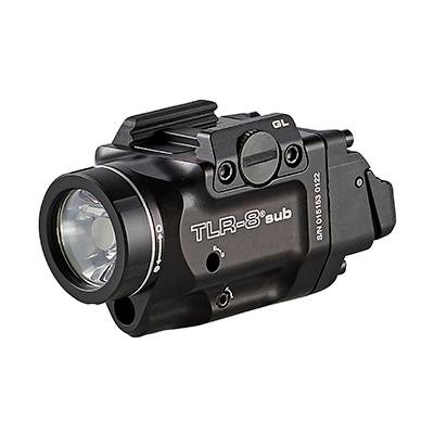 Streamlight TLR-8 Sub Compact Rail Mounted Tactical Light with Red Laser for GLOCK 43X/48 MOS 43X/48 Rail
