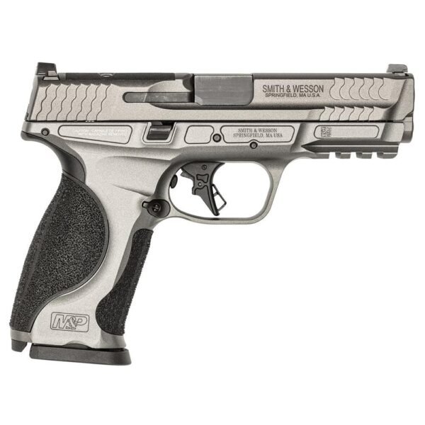 S&W M&P 9 M2.0 Metal OR Optic Ready Handgun 9mm Luger 10rd Magazines(2) 4.25" Barrel No Thumb Safety Tungsten Gray