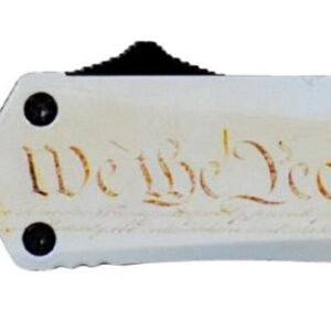 Templar Knife Small We The People Tanto Serrated Black