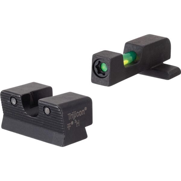 Trijicon DI Night Sight Set Green with Black Outline Front and Rear for Springfield Armory XD-S and XD-E