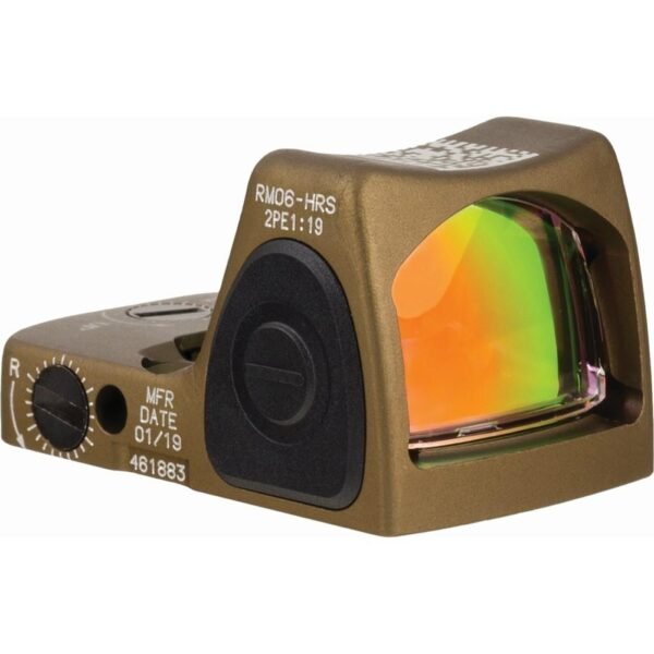 Trijicon RMR HRS Type 2 Red Dot Sight 3.25 MOA Red Dot Coyote Brown